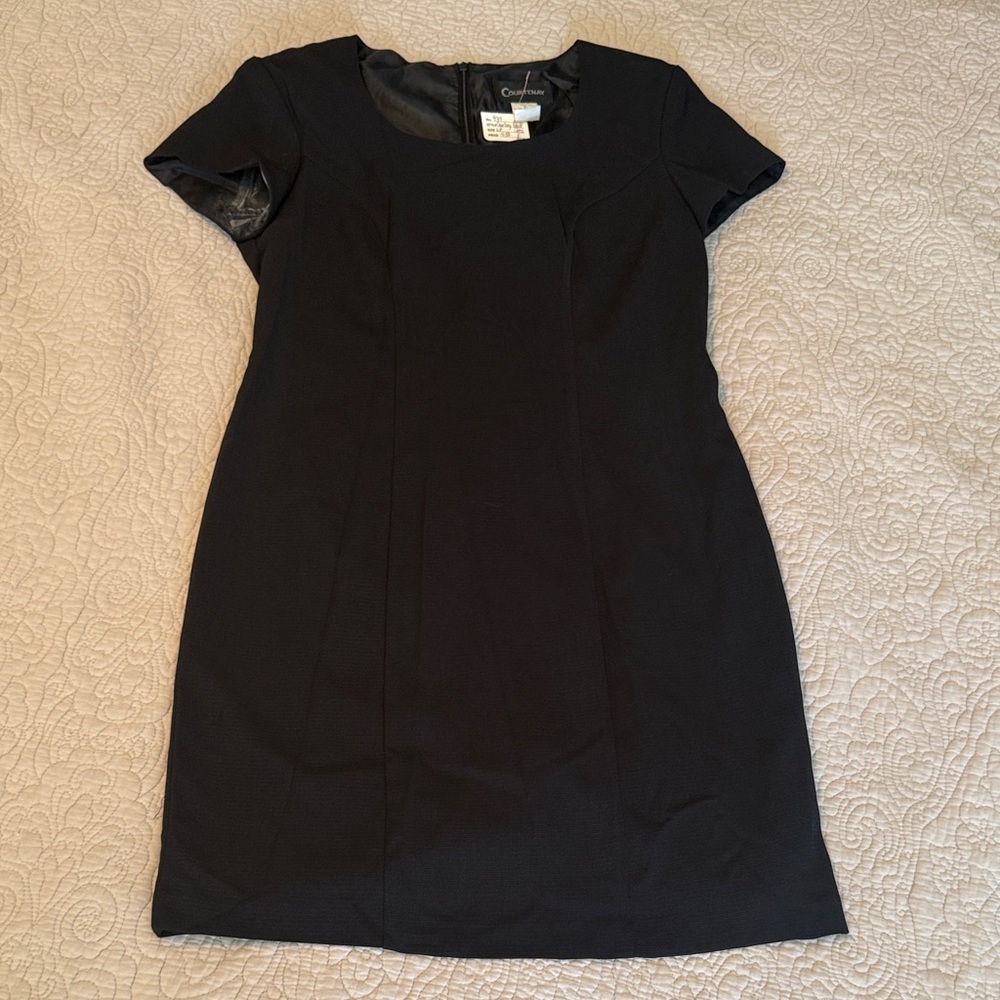 Courtenay Elegant Black Mini Dress